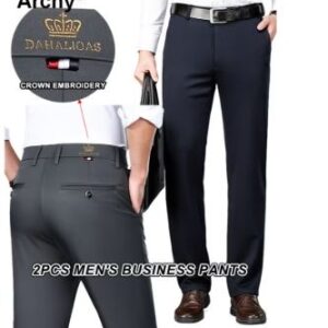 business straight leg suit pants